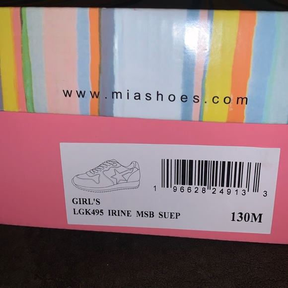 NWT Girls Mia Shoes New in box Size 13 - Picture 5 of 5